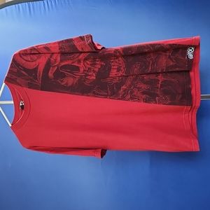 Metal Mulisha Tshirt, Deep Red & Black, XL